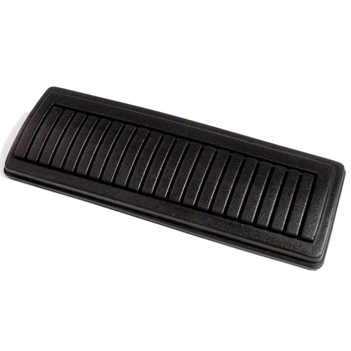 Brake Pedal Pad for models with automatic transmission. 6-1/2 In. wide X 2-3/8 In. long. Each. BRAKE